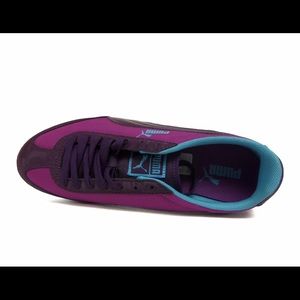 PUMA Big Kids Girls' PLATFORM Shoes Grape/Blue 5.5